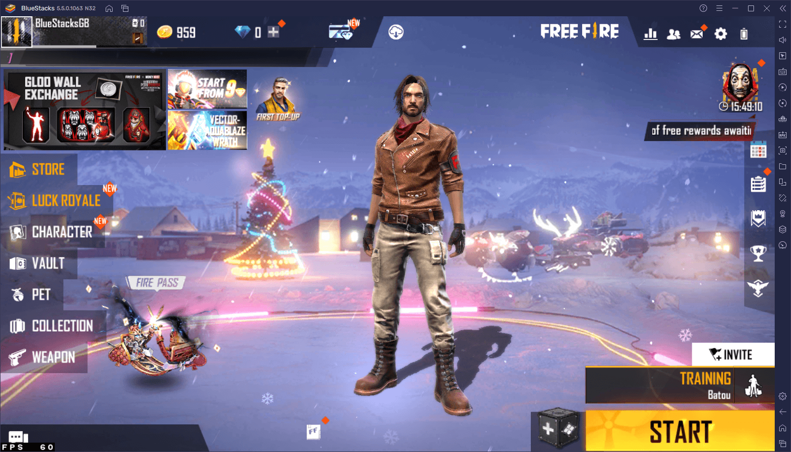 Free Fire Setelan